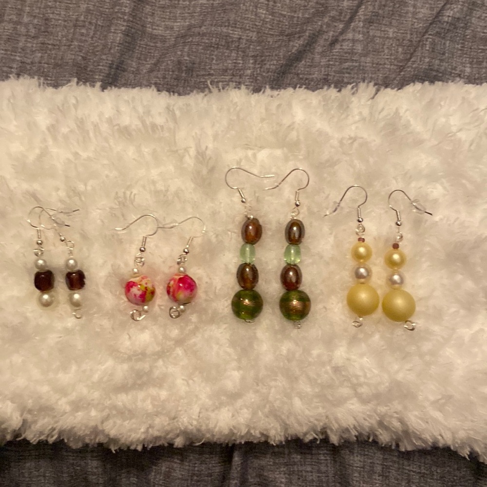 Beautiful Handcrafted Earrings from ASmallMonkeeGoes